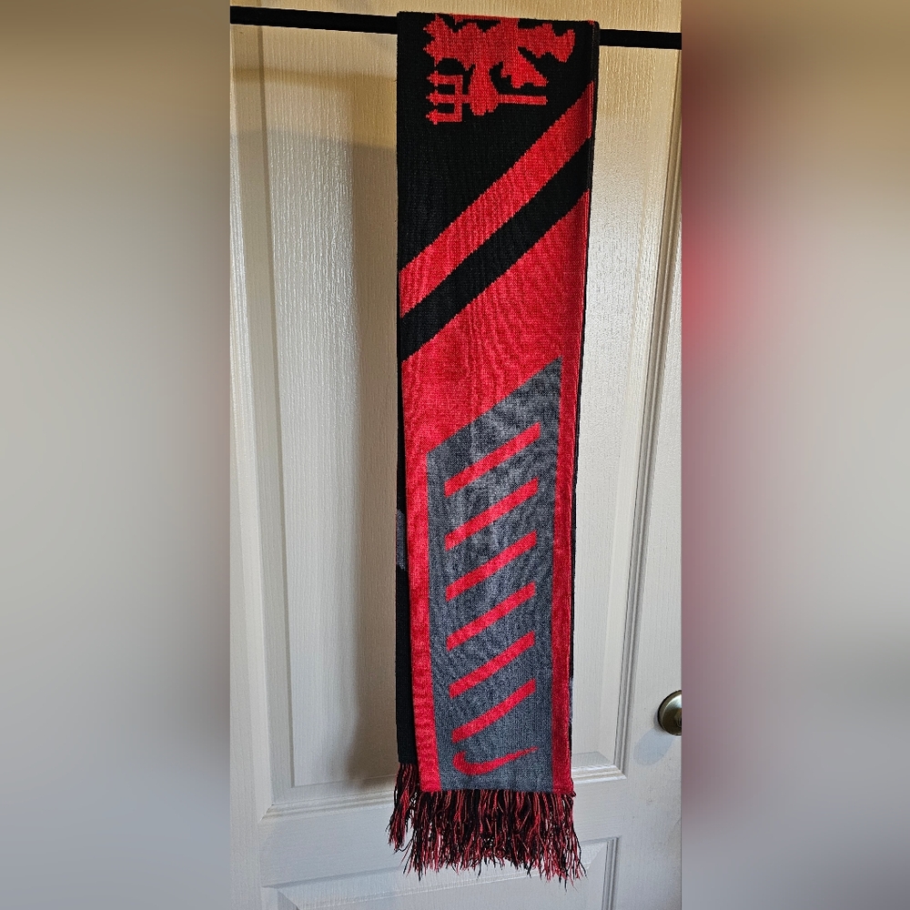 Nike Original Manchester United Soccer Reversible Scarf Adult Unisex - Picture 2 of 6